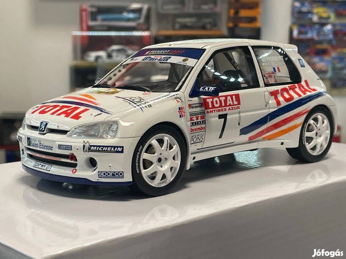 Peugeot 106 Maxi Nr.7 Rally D'Antibes 2000 1:18 Otto Mobile OT947