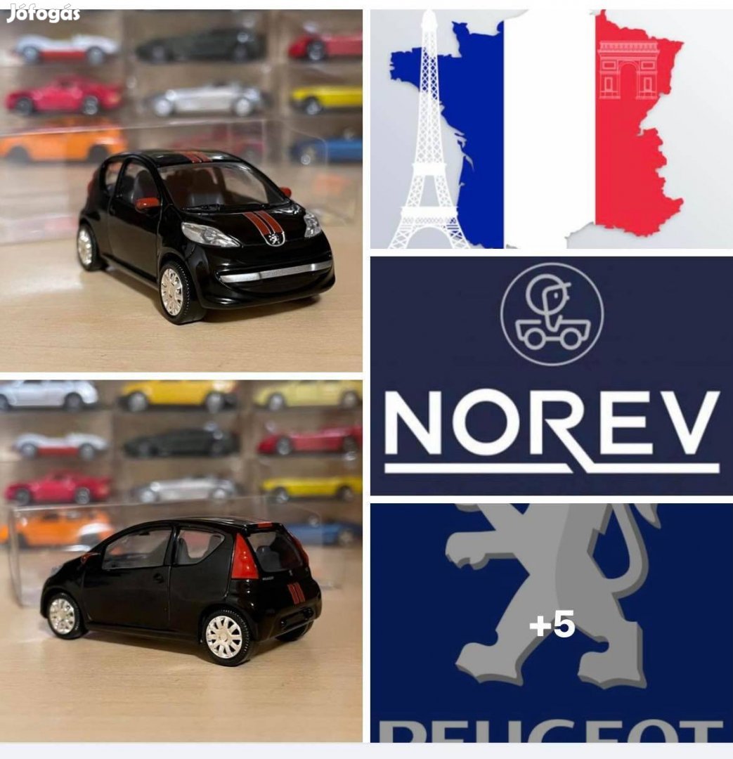 Peugeot 107 Norev Gyönyörű Modell Nem Minden Napos Darab