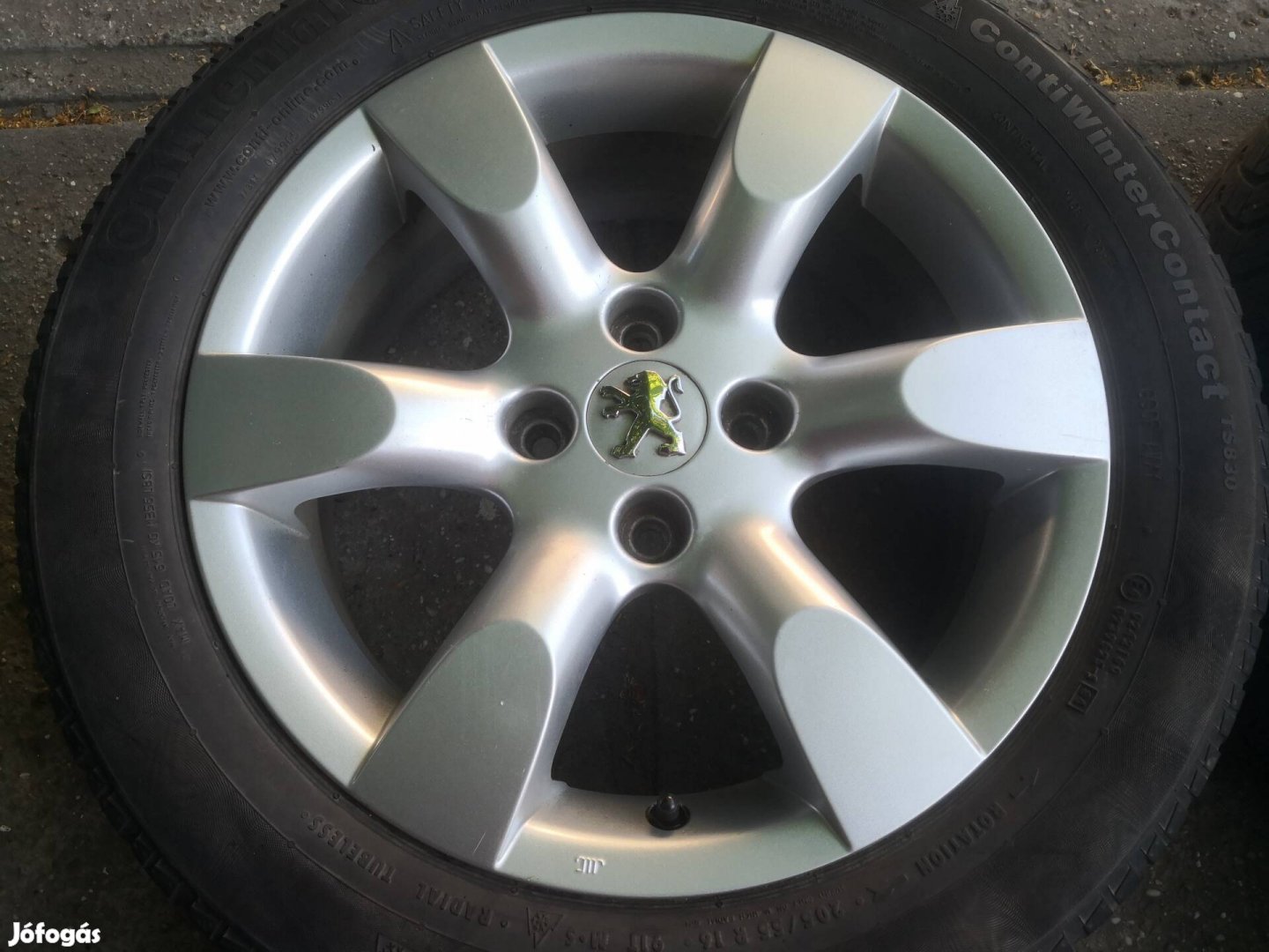 Peugeot 16-os gyári alukerék 4x108-as