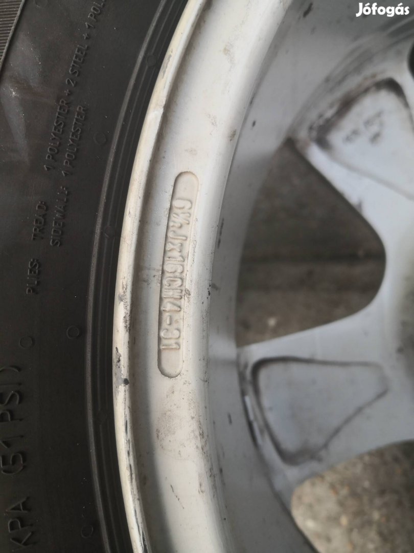 Peugeot 16-os gyári alukerék