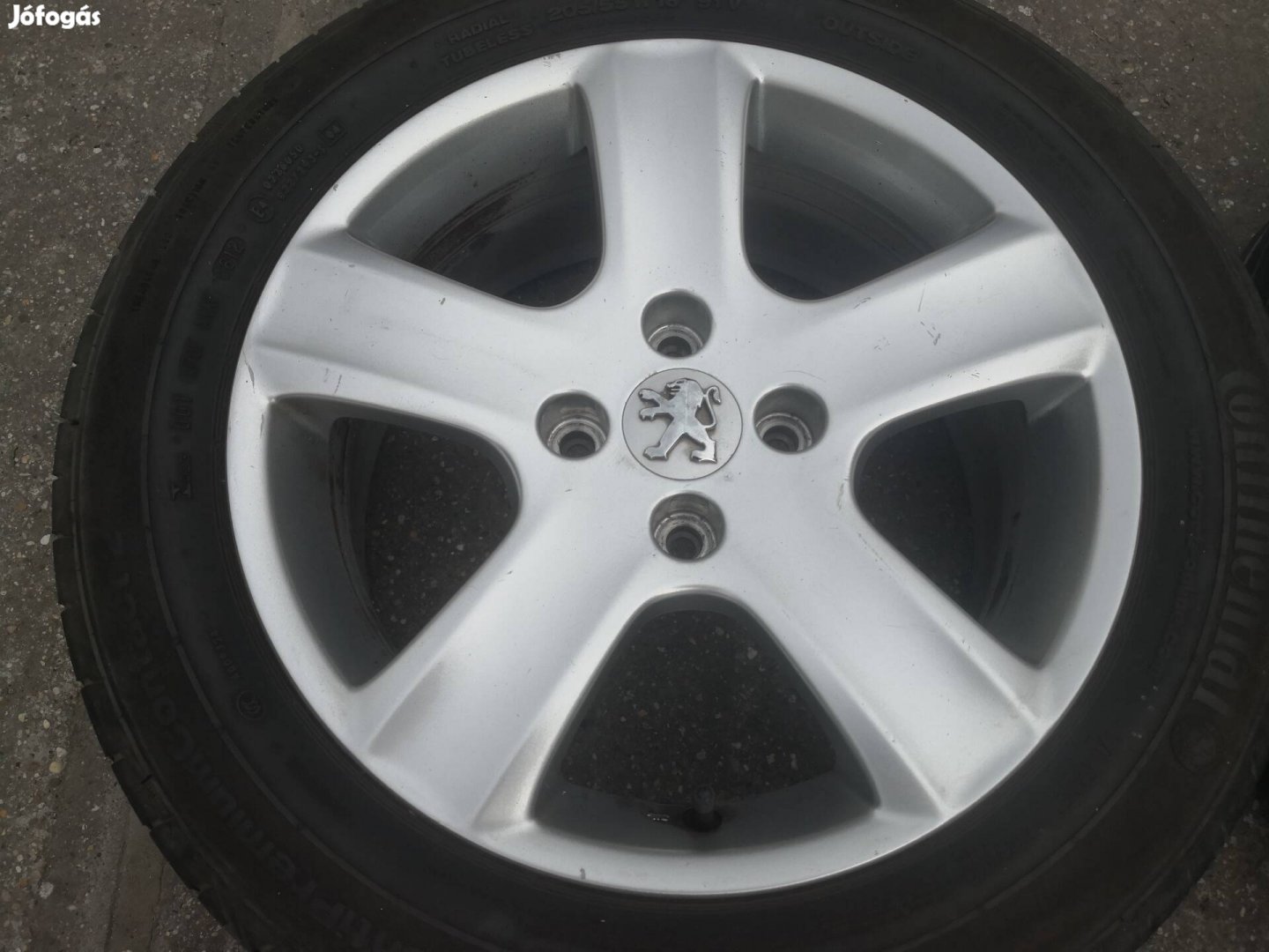 Peugeot 16-os gyári alukerék