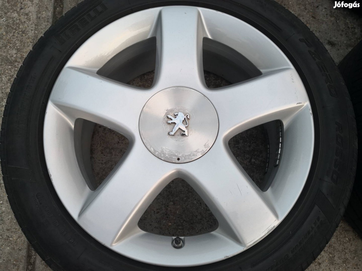 Peugeot 17-es gyári alufelnik 5x108-as