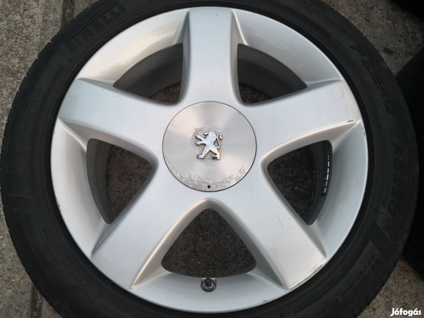 Peugeot 17-es gyári alufelnik 5x108-as