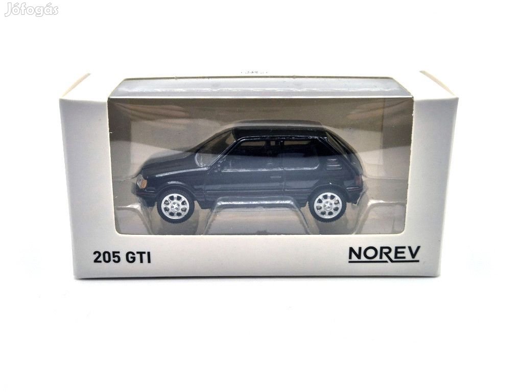 Peugeot 205 GTI 1.9 (1988) - fekete -  Norev - 1:54
