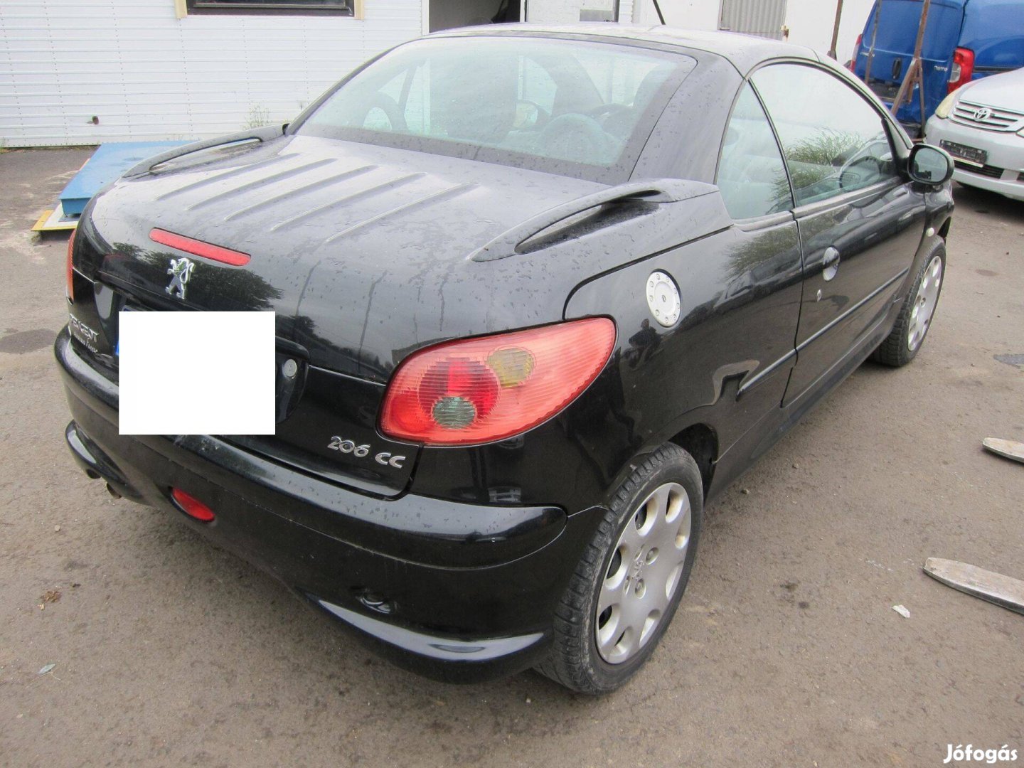 Peugeot 206CC bontott alkatrészek
