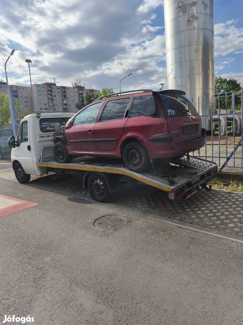 Peugeot 206 1.4 HDI motorvezérlő bsi kulcs 