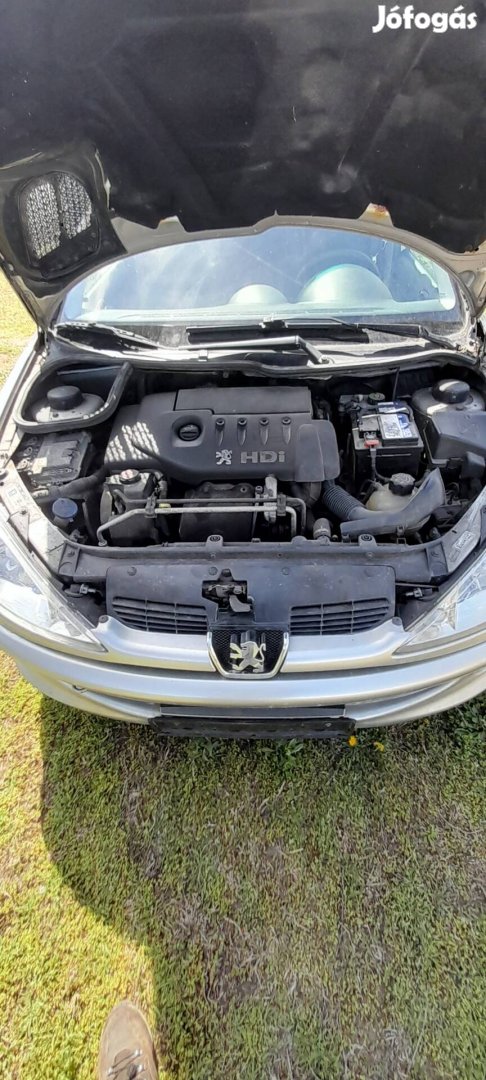 Peugeot 206 1.4 hdi hüttő klíma hűtő ventilátor homlokfal 