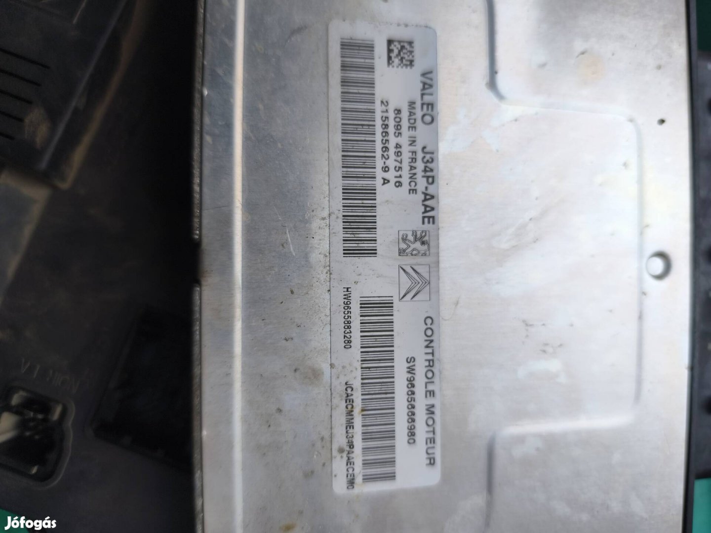Peugeot 206 1.4 motorvezérlő 