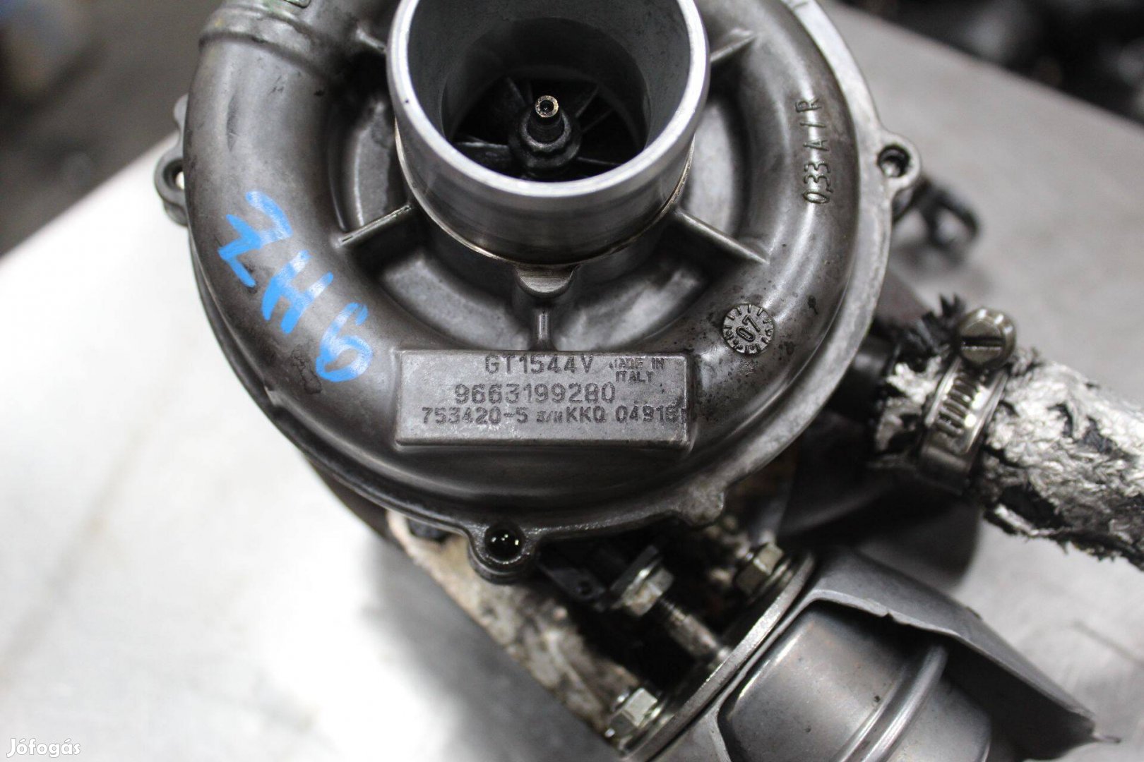 Peugeot 206 1.6 HDI 9HZ 2002- turbó 9663199280