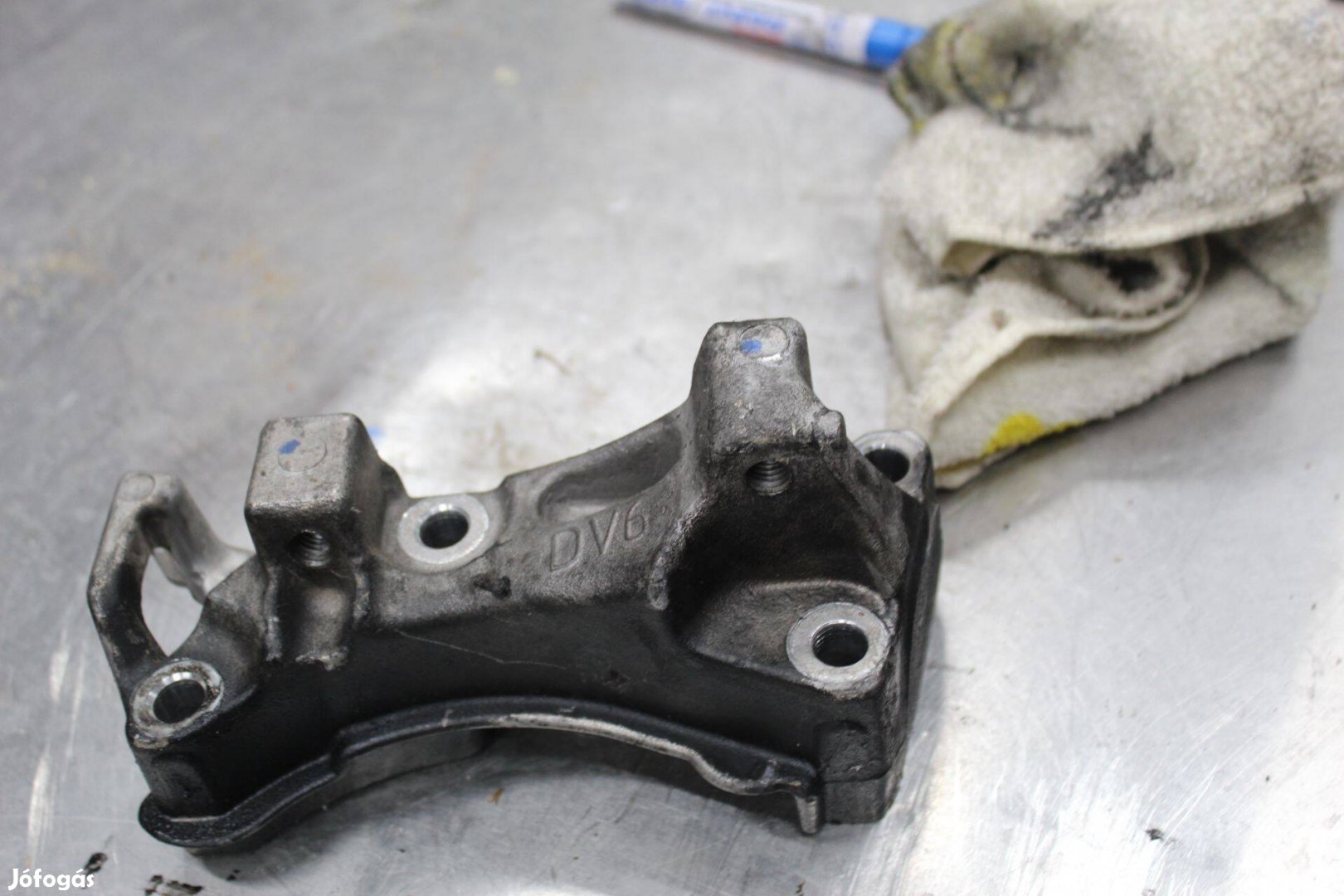Peugeot 206 1.6 HDI 9HZ 2002-motortartó bak jobb 9645382880