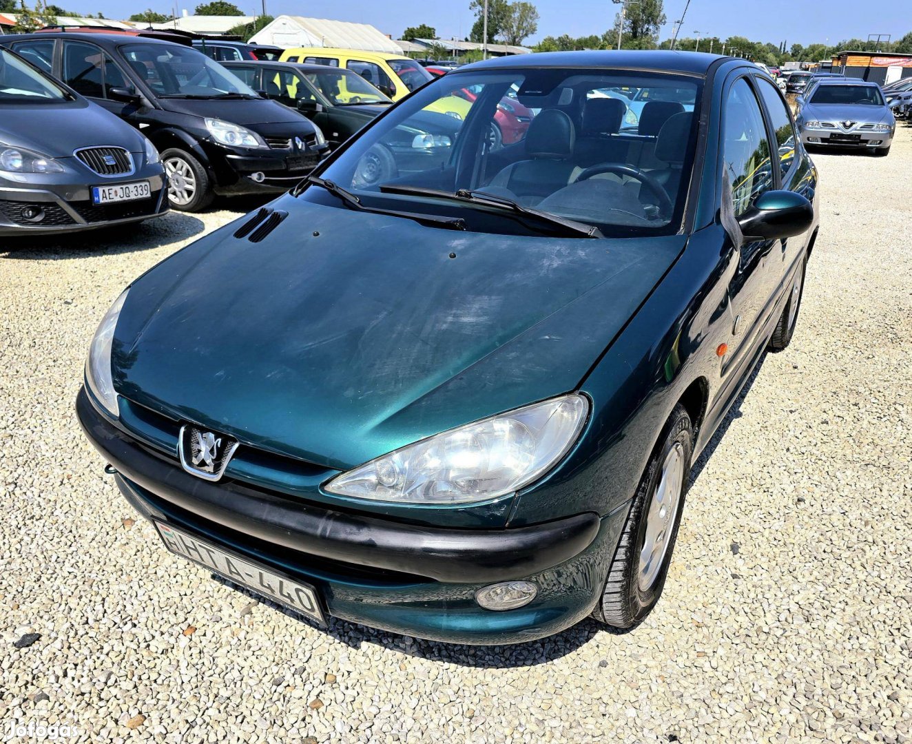 Peugeot 206 1.6 Roland Garros MO-I Bőr Digit KL...