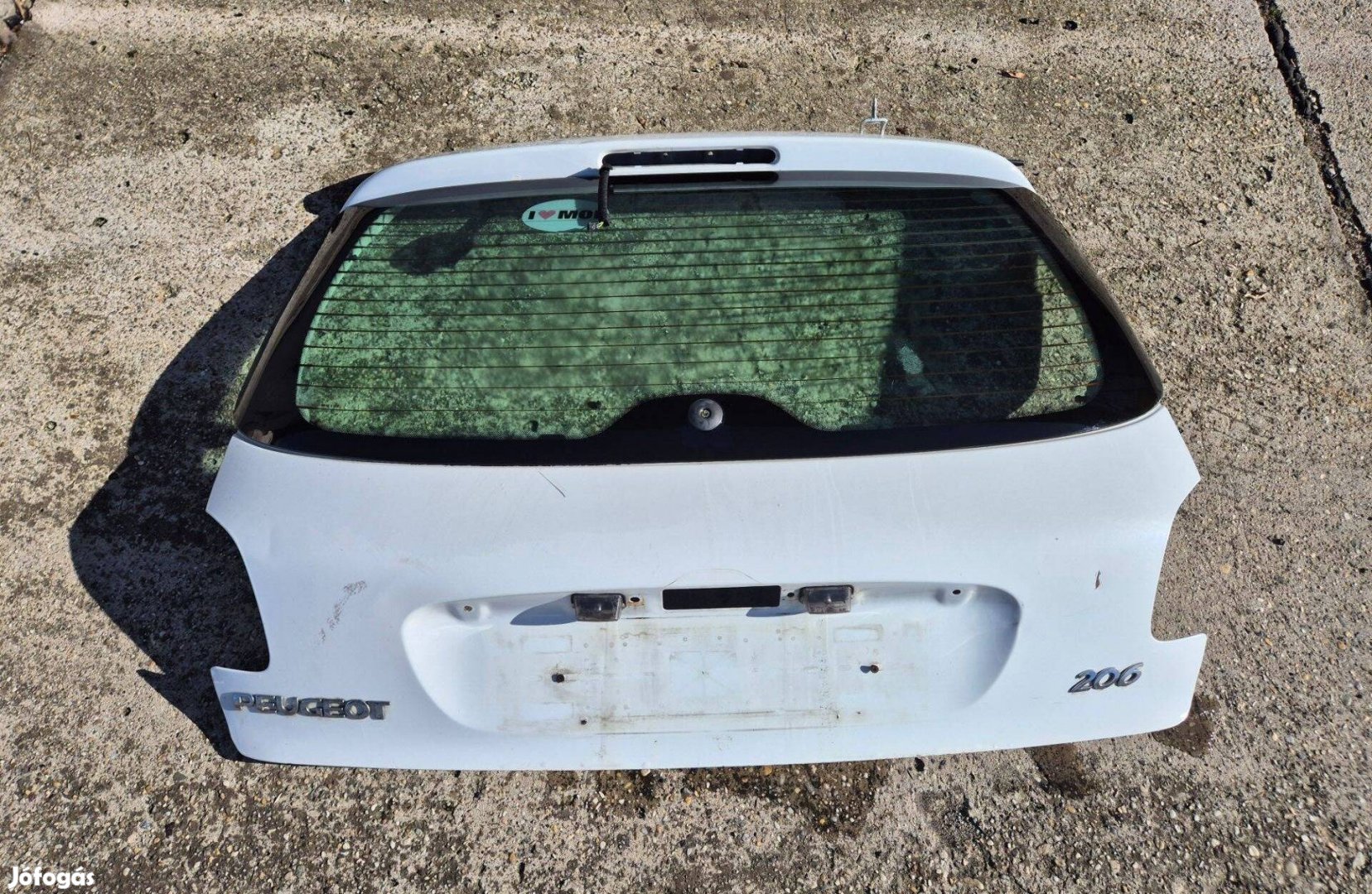Peugeot 206 3-5 ajtós csomagtér ajtó üveggel