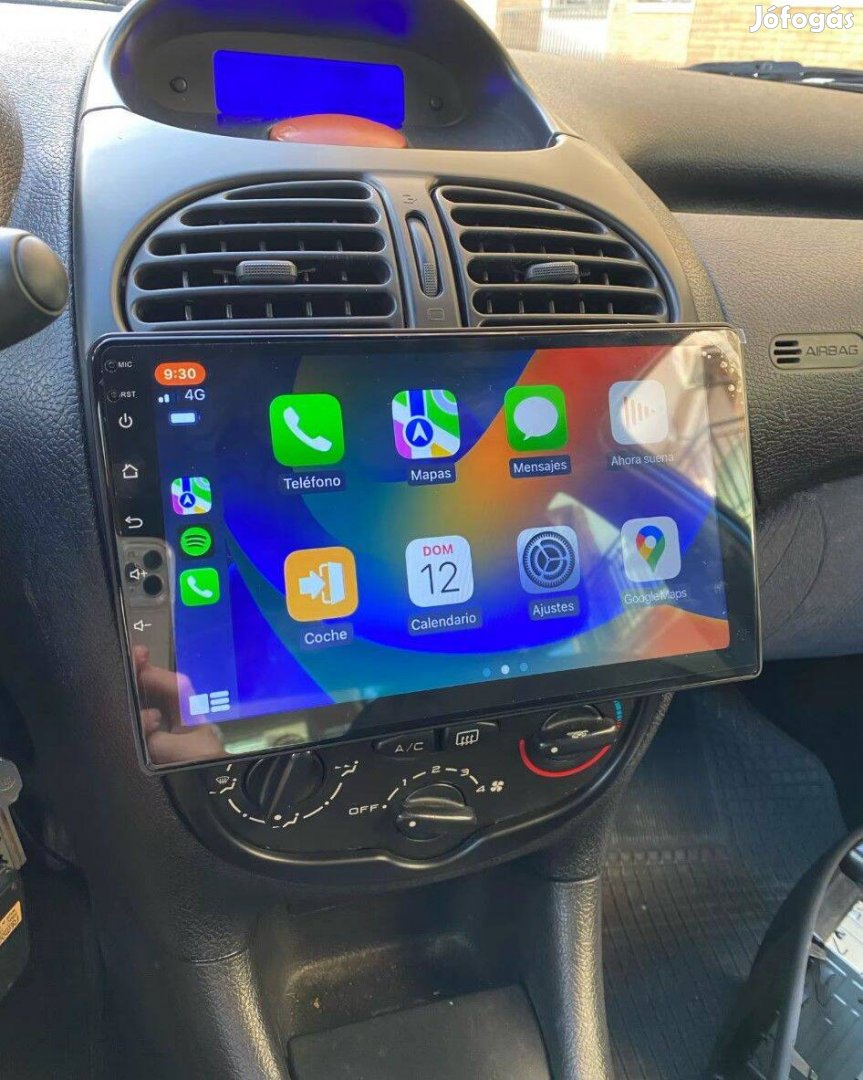 Peugeot 206 9" android fejegység
