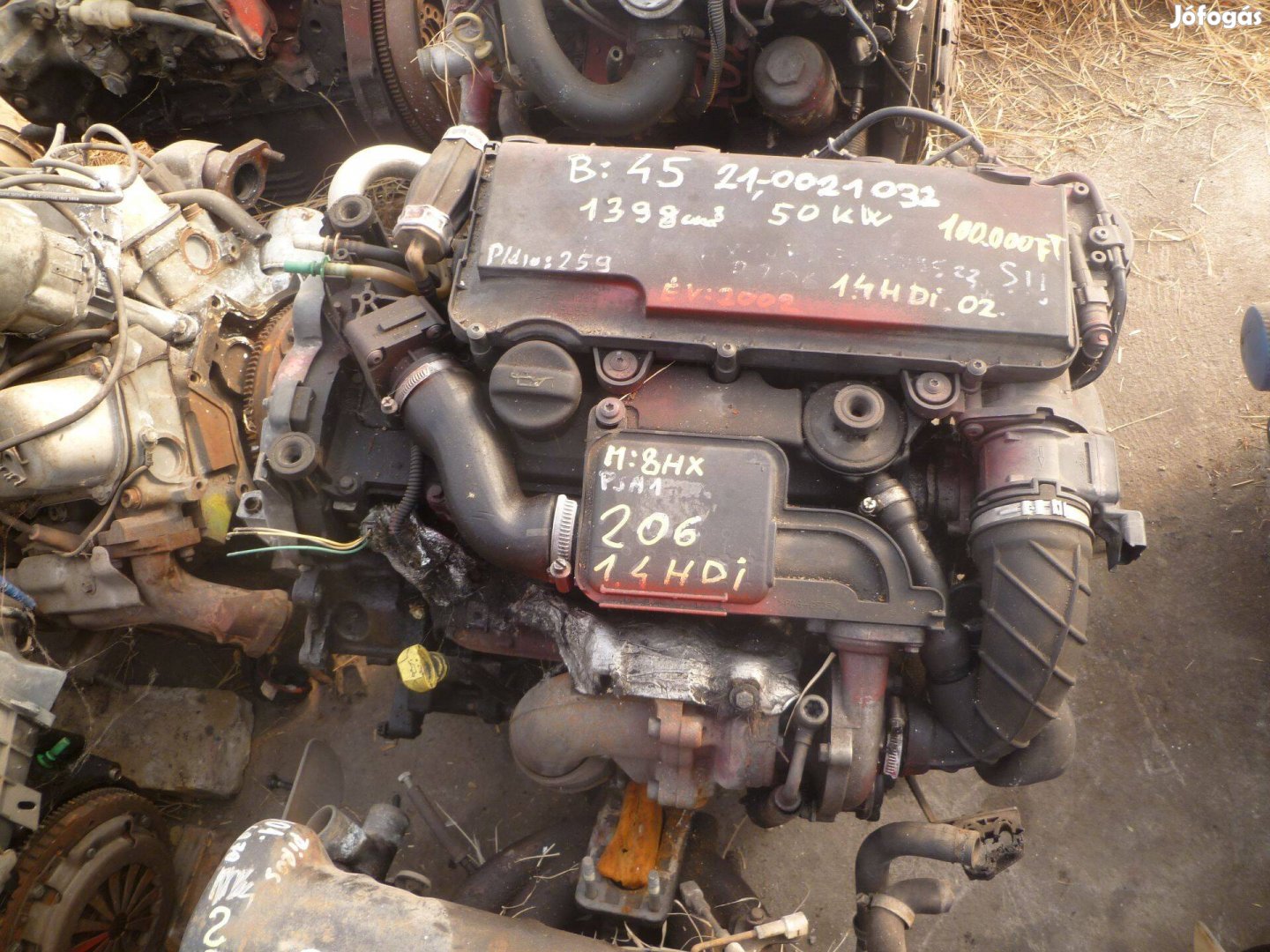 Peugeot 206 HDI motor