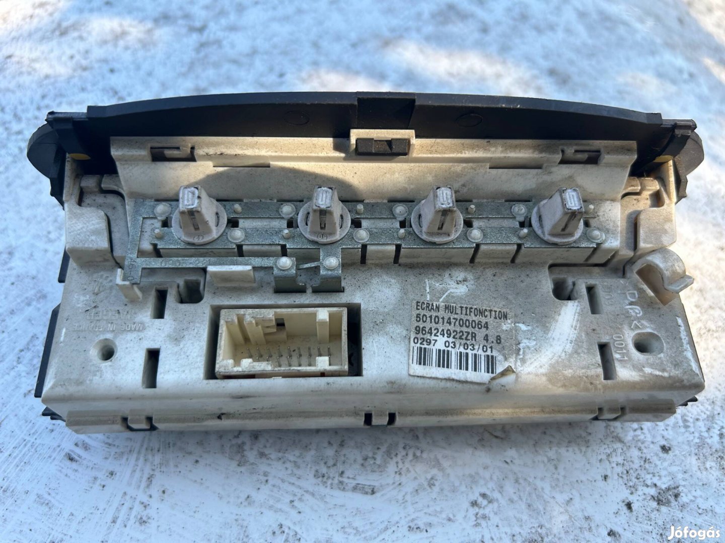 Peugeot 206 Jaeger központi kijelző 96424922ZR