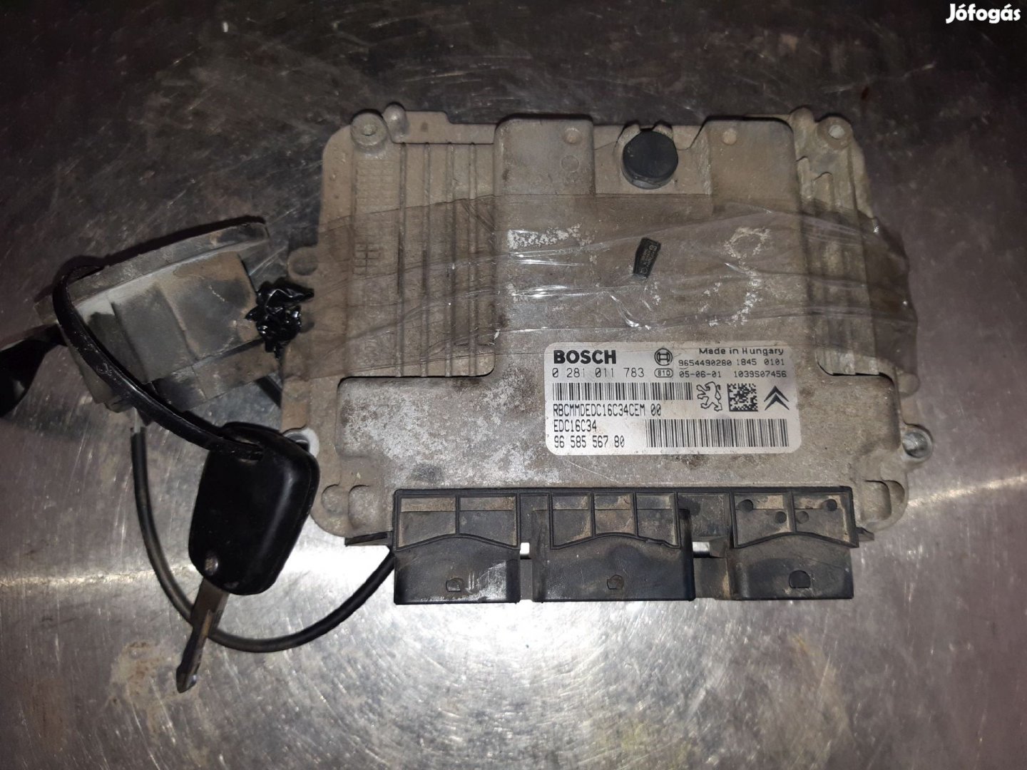 Peugeot 206 Motorvezérlő / ECU Szett
