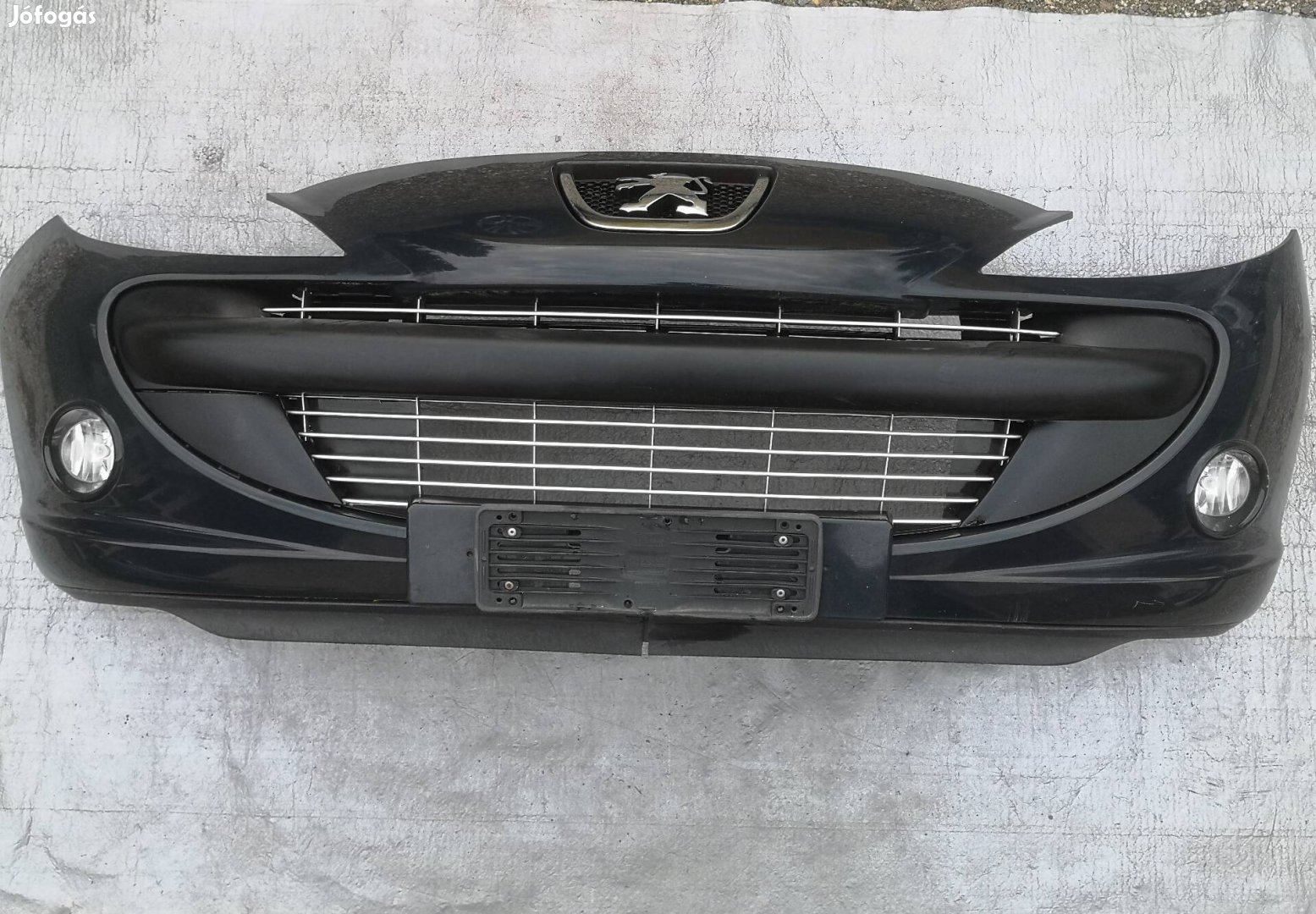 Peugeot 206 Plus első lökhárító KTG (sötétkék) 