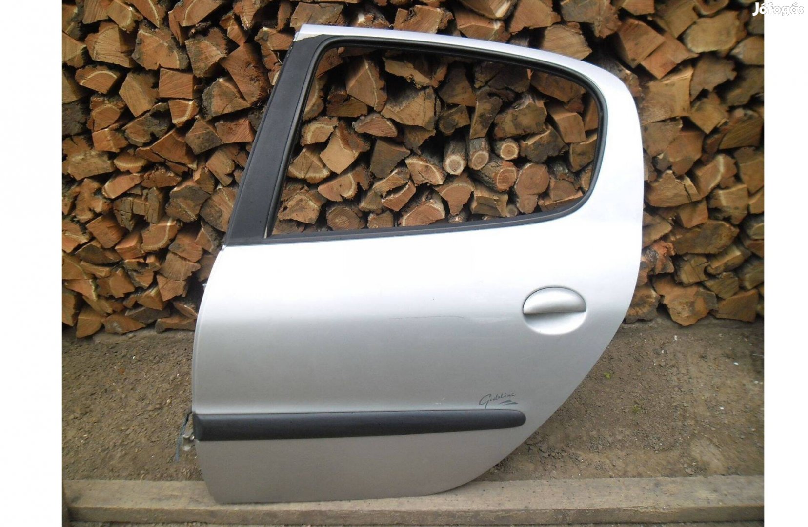 Peugeot 206 bal hátsó ajtó /ezüst