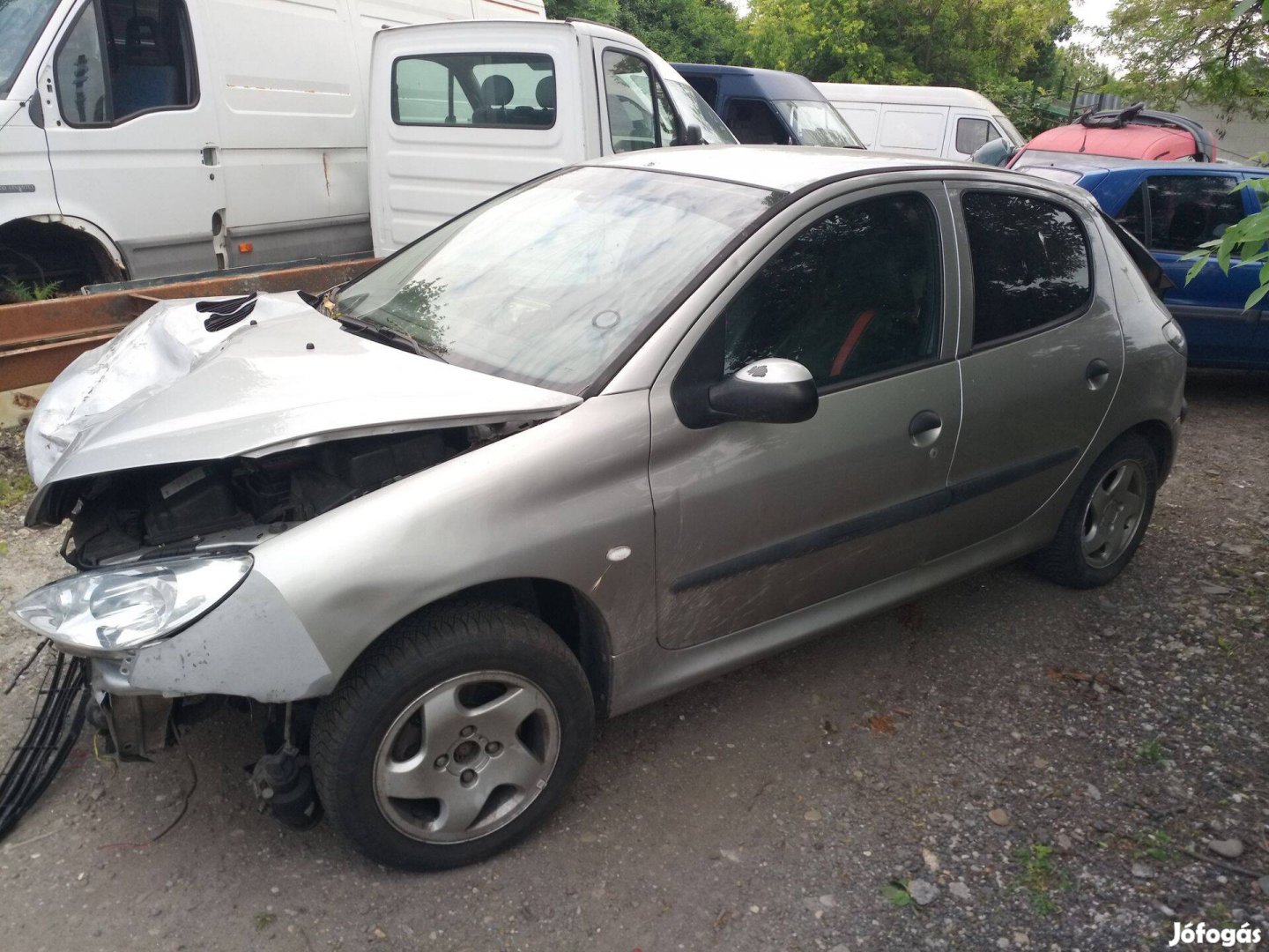 Peugeot 206 bontás, lökhárító, sárvédő