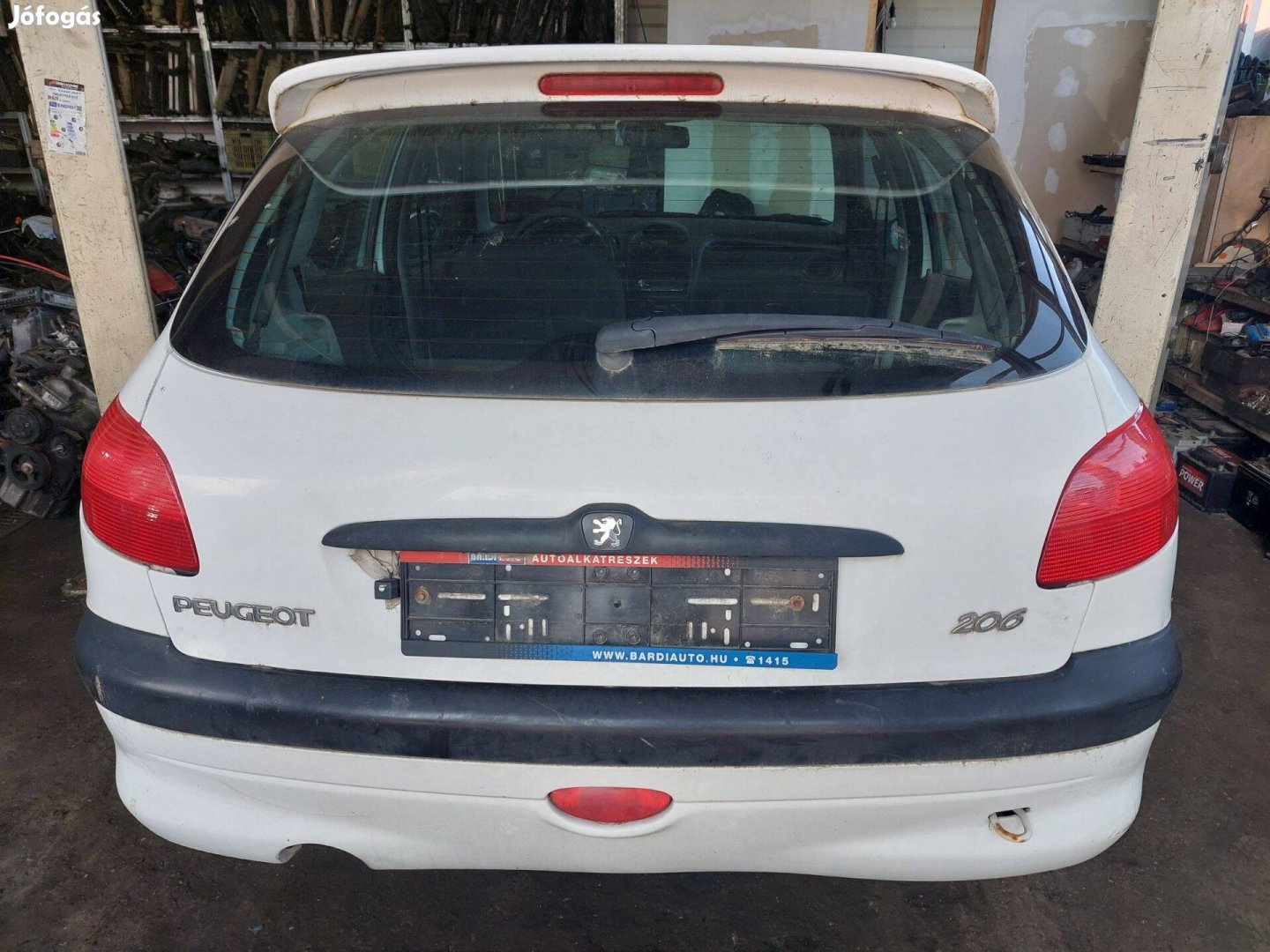 Peugeot 206 csomagtérajtó