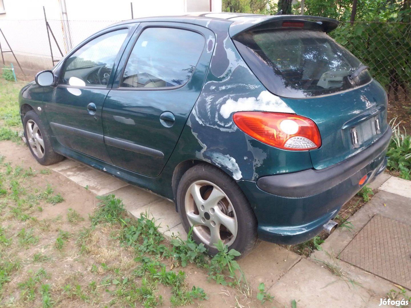 Peugeot 206 elektromos ablakemelő szett 4db + kapcsoló