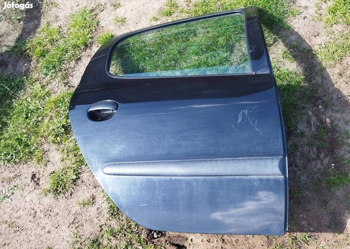 Peugeot 206 fekete jobb hátsó ajtó 