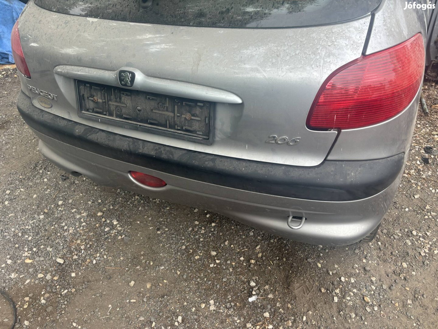 Peugeot 206 lámpa lökhárító csomagtér ajtó hátsó híd futómű 