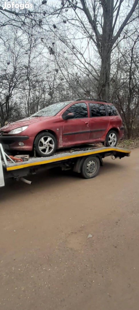 Peugeot 206 motorháztető 