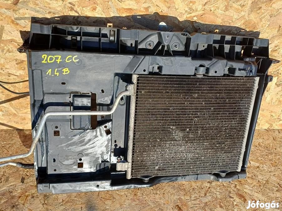 Peugeot 207CC (2007-2013) 1.6 Benzines Homlokfal Vízhűtővel Ventiláto
