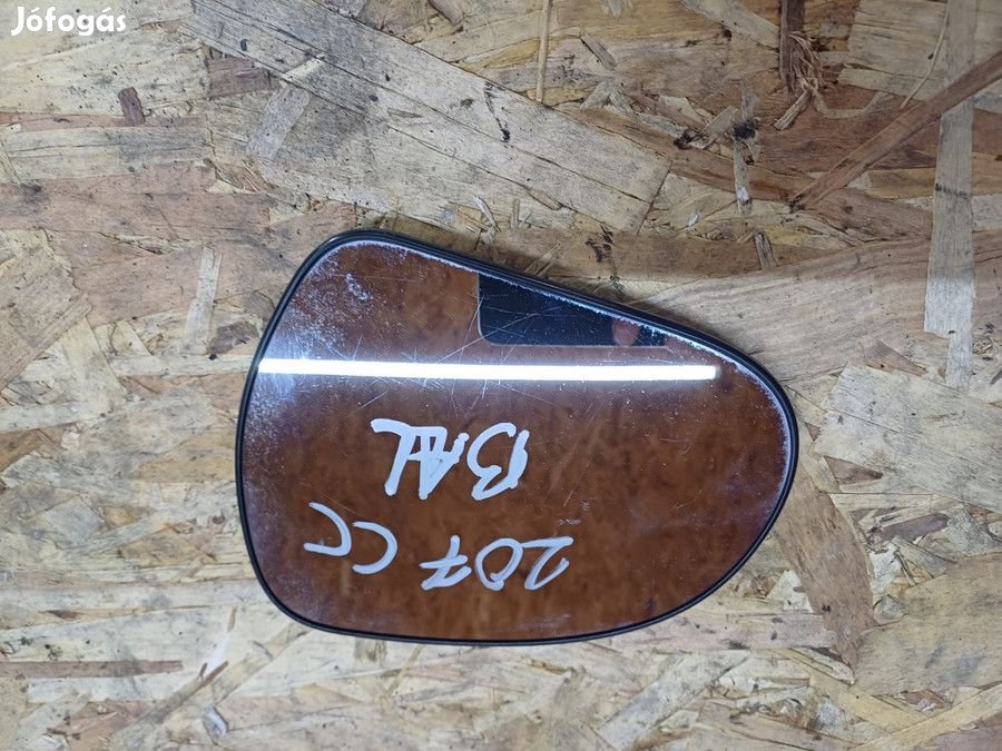 Peugeot 207CC 2007-2013 Bal Visszapillantó Tükörlap
