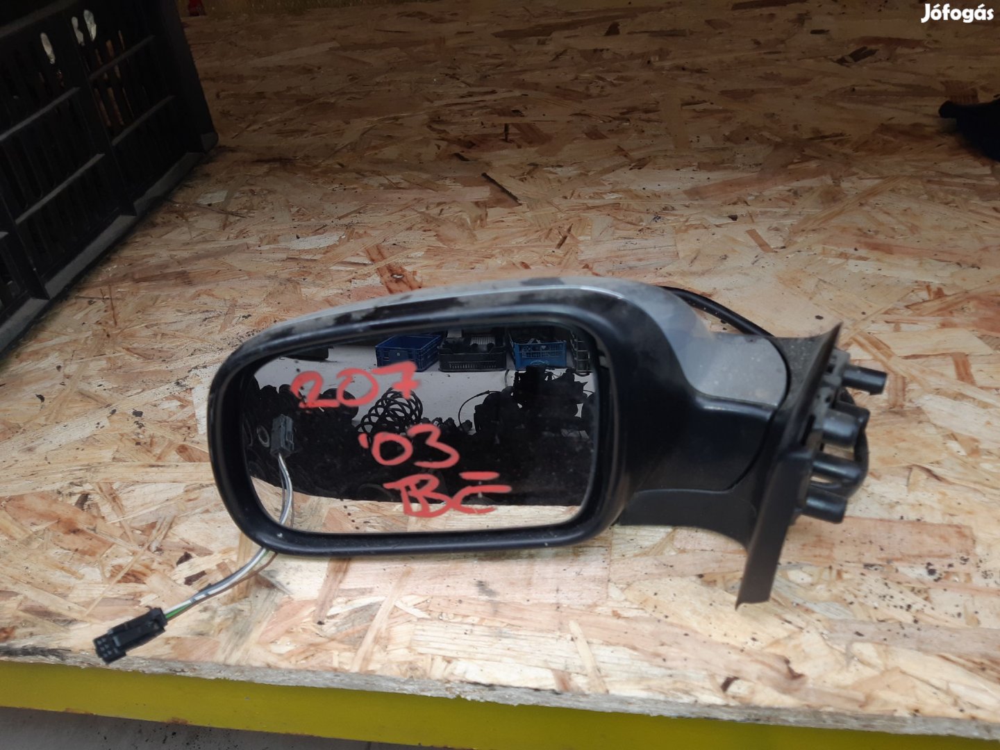 Peugeot 207 Bal Visszapillantó Tükör Elektromos