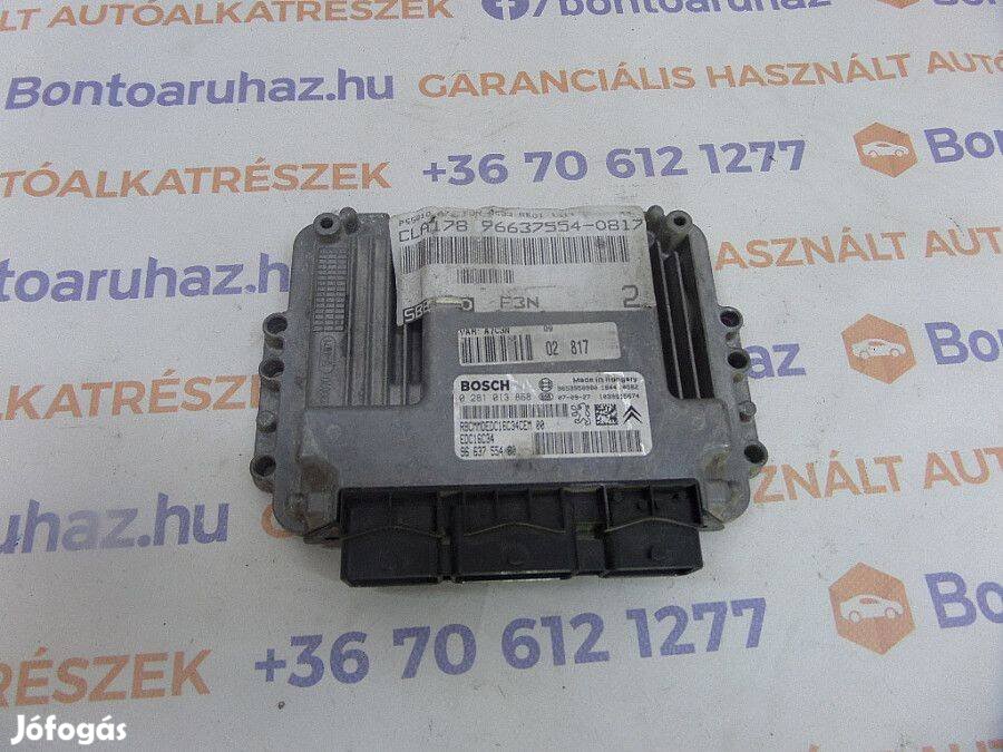 Peugeot 207 Eladó gyári, bontott 1,6 HDI 90le motorvezérlő ECU