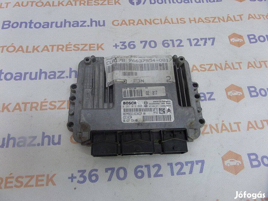 Peugeot 207 Eladó gyári, bontott 1,6 HDI 90le motorvezérlő ECU