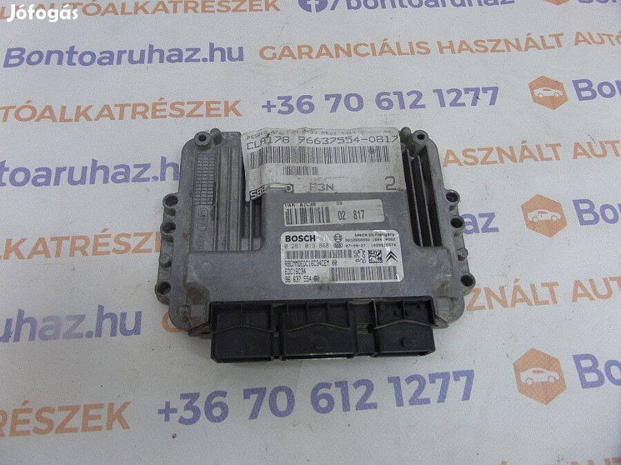 Peugeot 207 Eladó gyári, bontott 1,6 HDI 90le motorvezérlő ECU