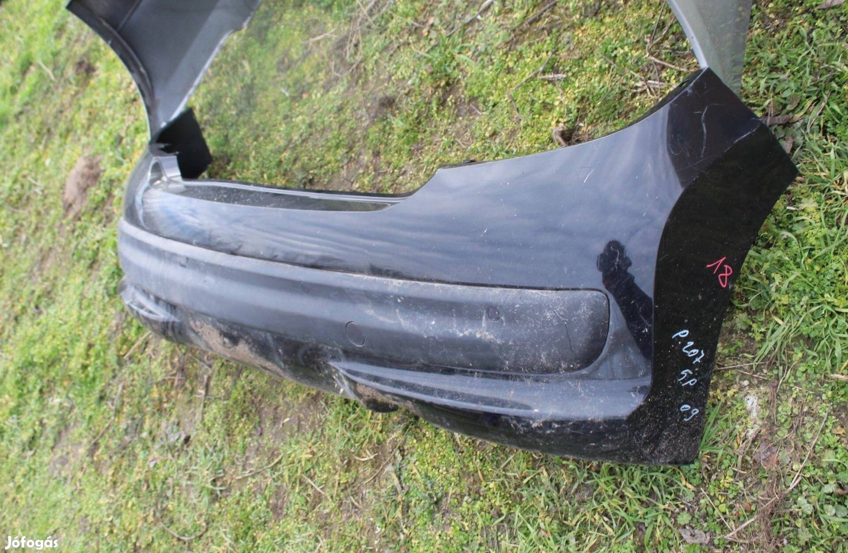 Peugeot 207 Hátsó lökhárító üresen 2009 9649690177 (18)