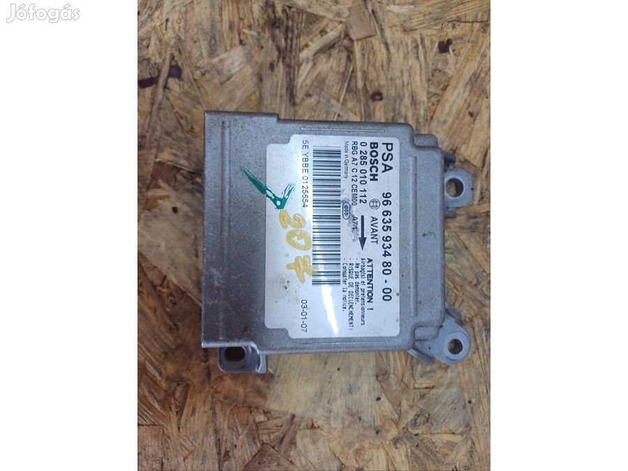Peugeot 207 2006-2014 Légzsákvezérlő Elektronika