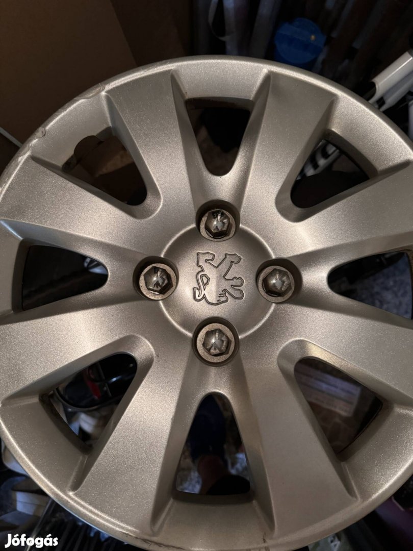Peugeot 207 gyári dísztárcsa 15" eladó