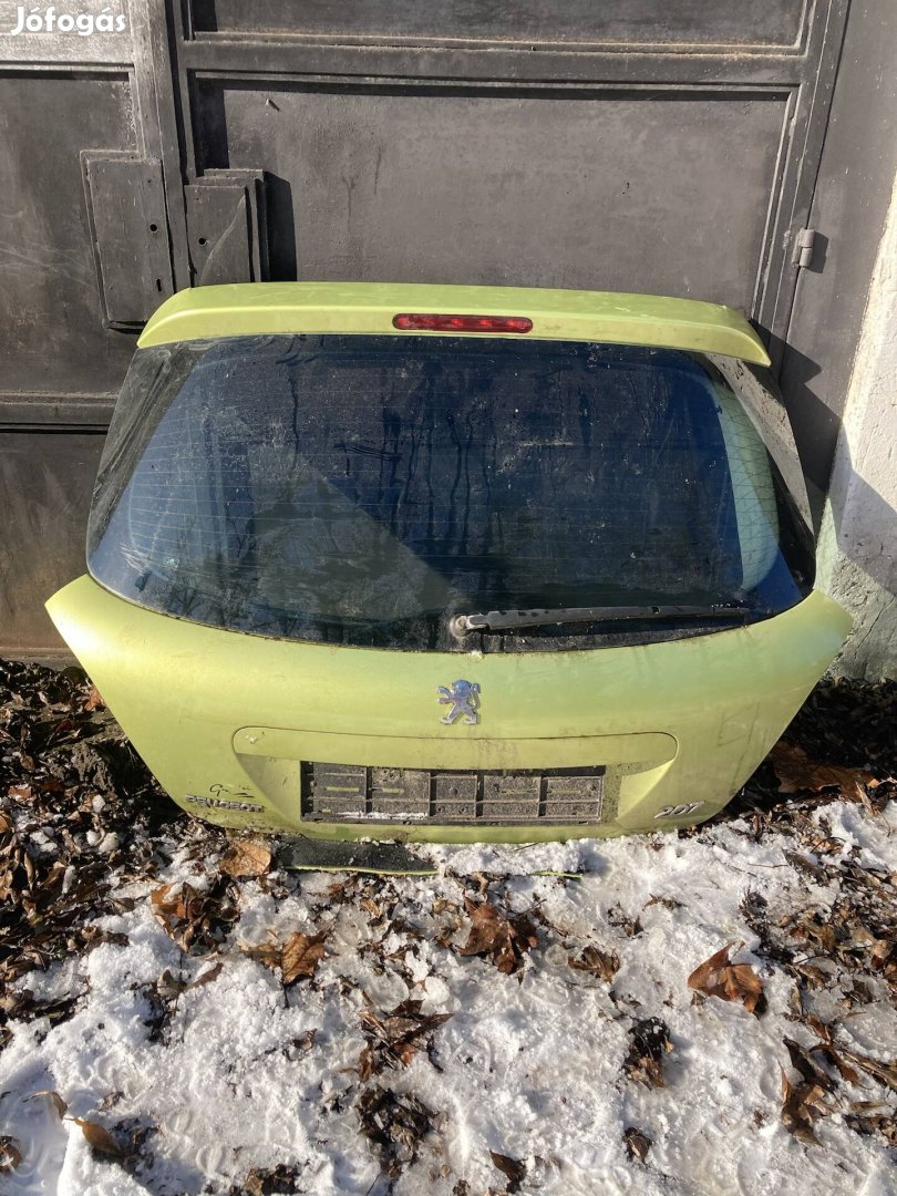 Peugeot 207 komplett csomagtérajtó  (KARC színkód)