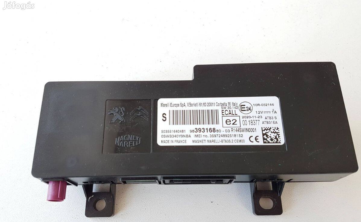 Peugeot 208 Bluetooth modul 9839316880