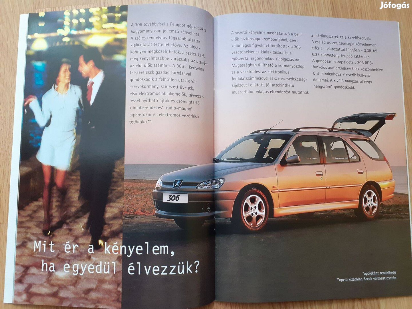 Peugeot 306 (1999-2002) prospektus - magyar nyelvű