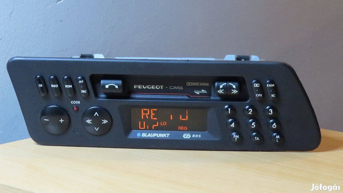 Peugeot 306 retro régi gyári rádió magnó
