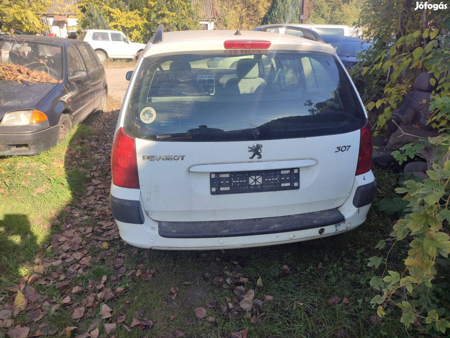 Peugeot 307 SW csomagtér ajtó fehér