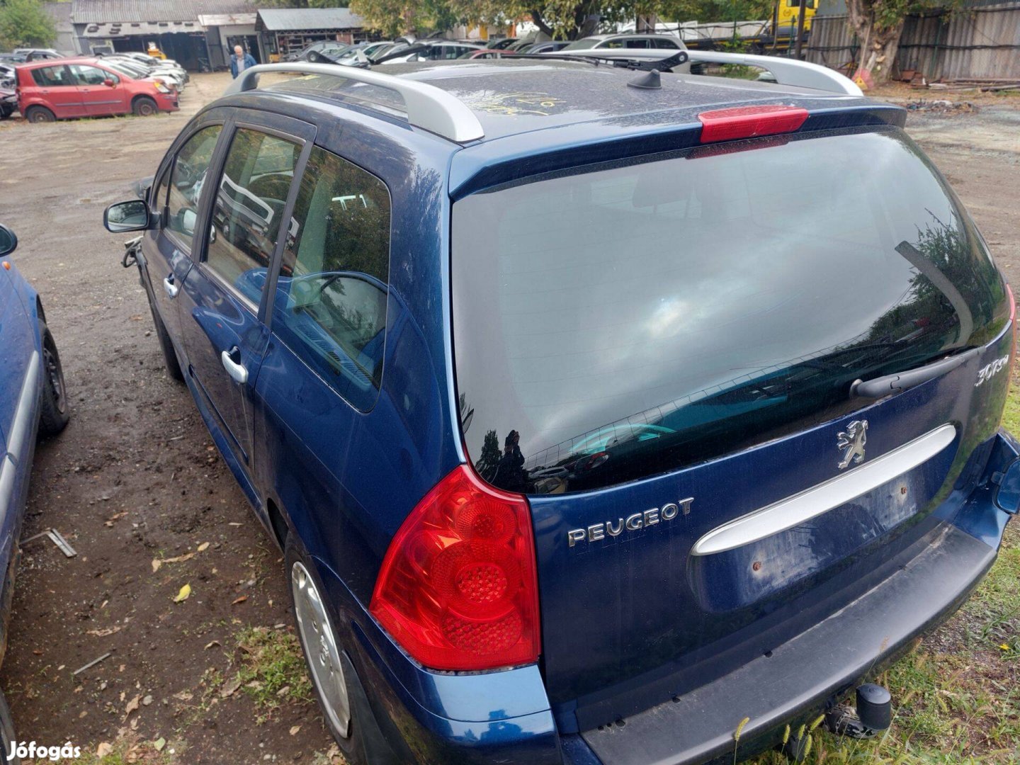 Peugeot 307 SW karosszéria elemei kék Kombi
