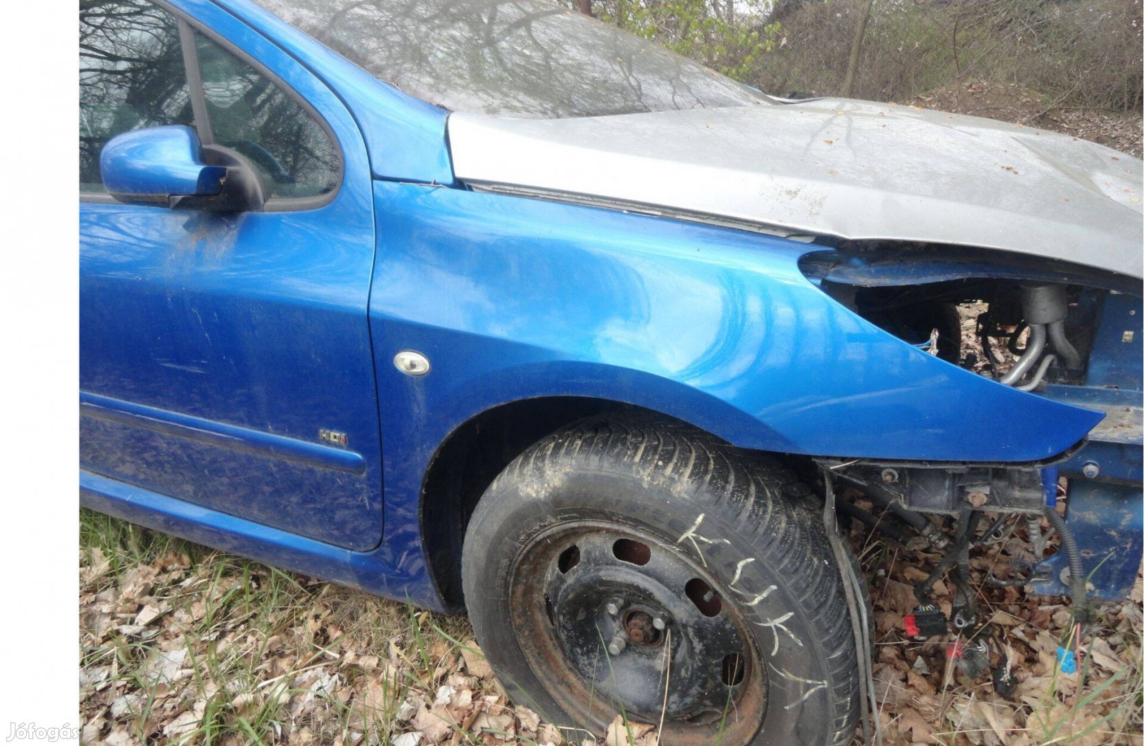 Peugeot 307 facelift jobb első sárvédő