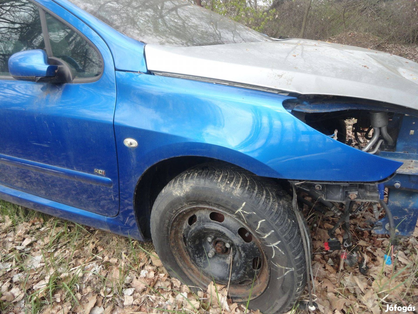 Peugeot 307 facelift jobb első sárvédő