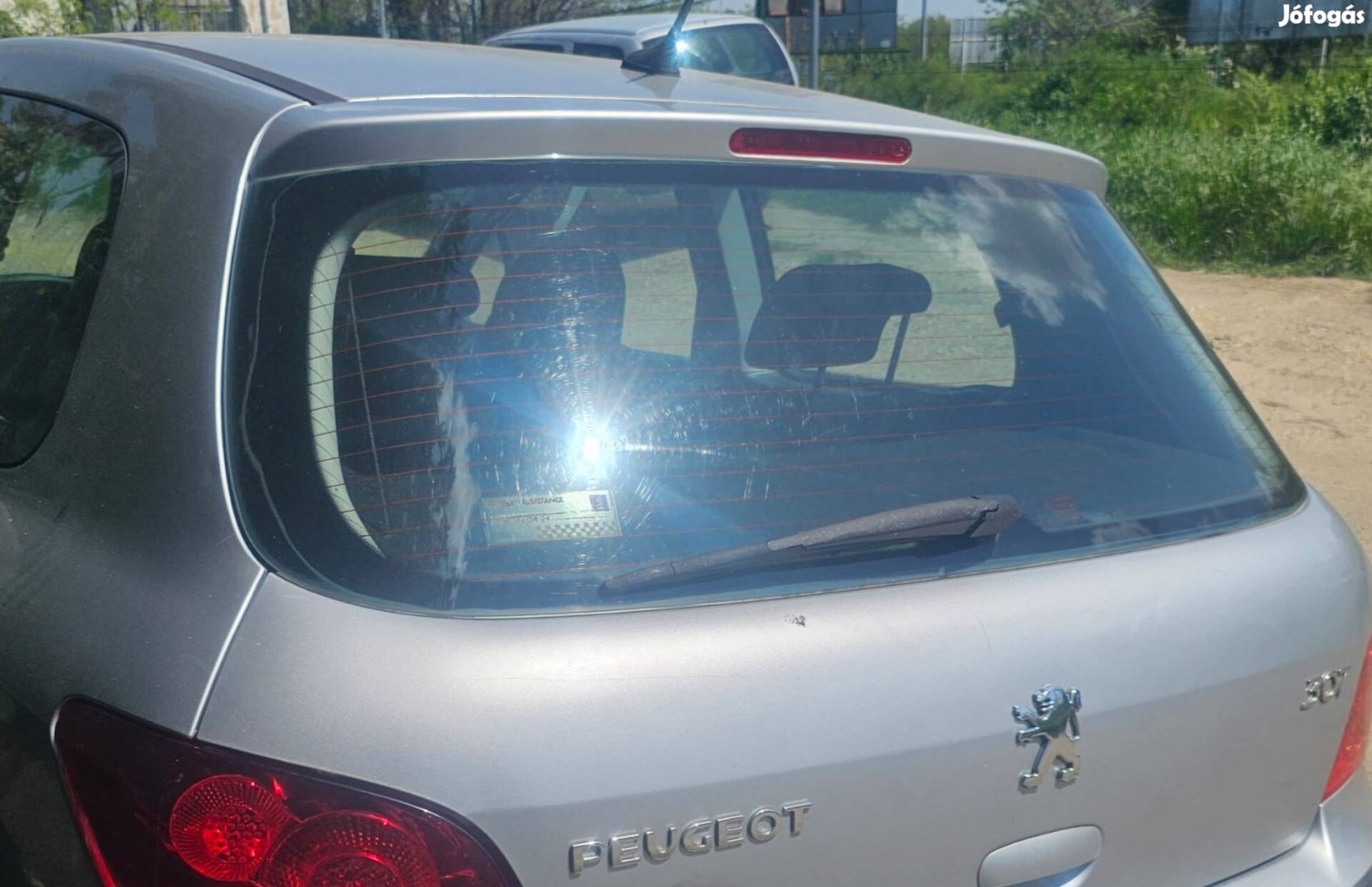 Peugeot 307 hátsó szélvédő 15000