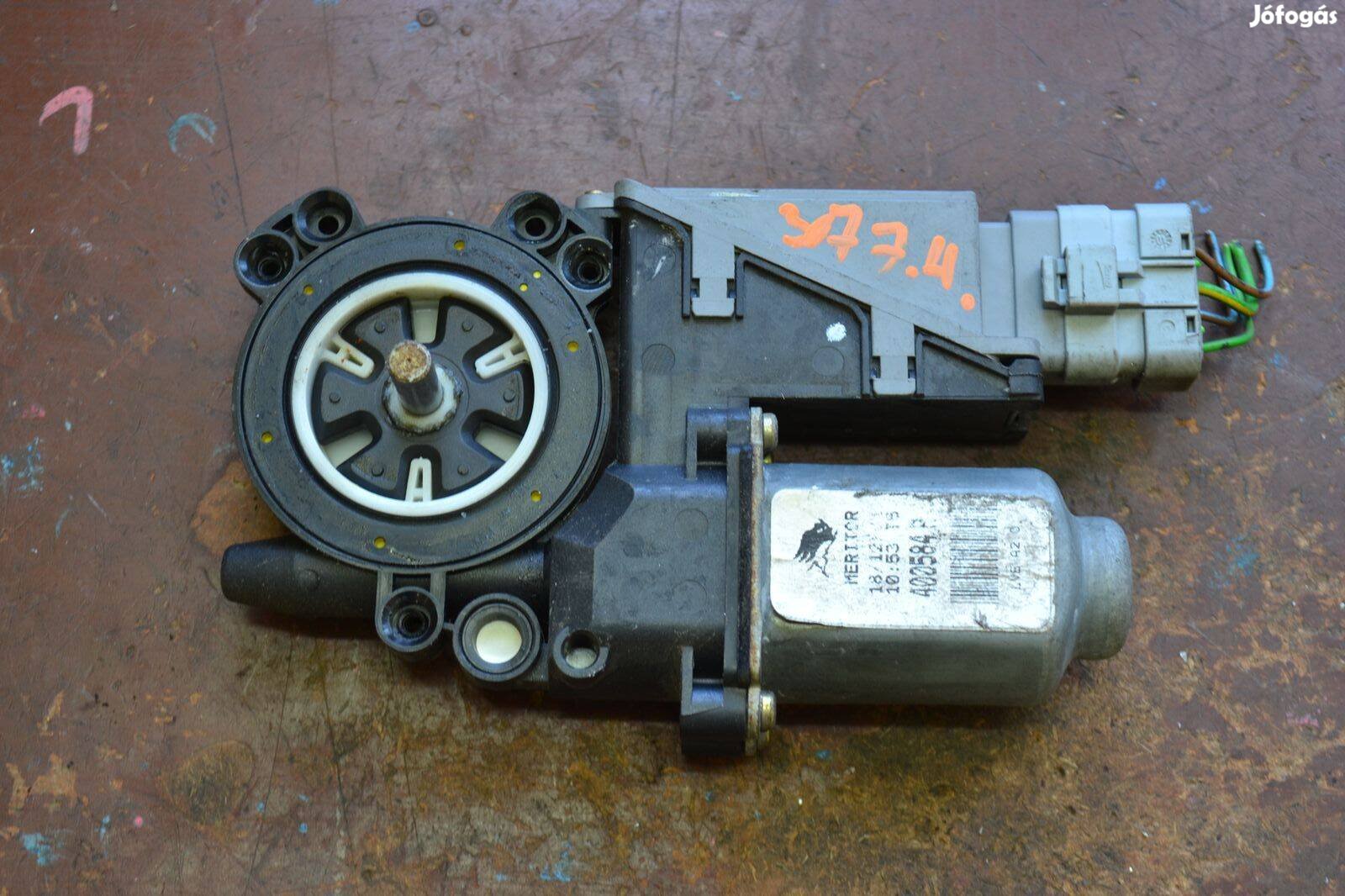 Peugeot 307 jobb hátsó elektromos ablakemelő motor! 400584P, 6483