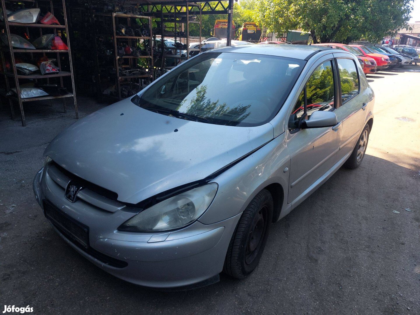 Peugeot 307 karosszéria elemei szürke