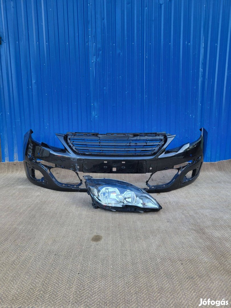 Peugeot 308 T9 2 II 2013- gyári AA36117425 radaros első lökhárító