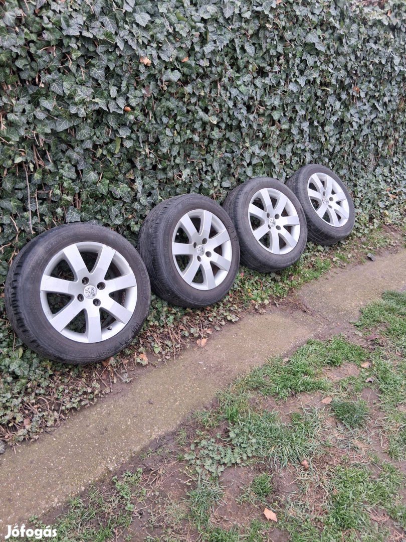 Peugeot 308 -307 alufelni garnitúra gumival